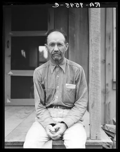 Photograph from Mississippi: President of the Southern Tenant Farmers Union at…